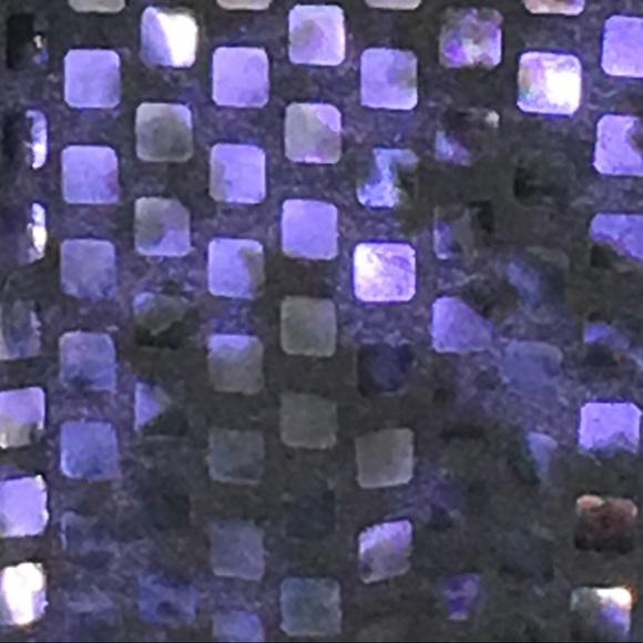 Notations Jacket Purple & Black Shiny Large NWT - Picture 3 of 8